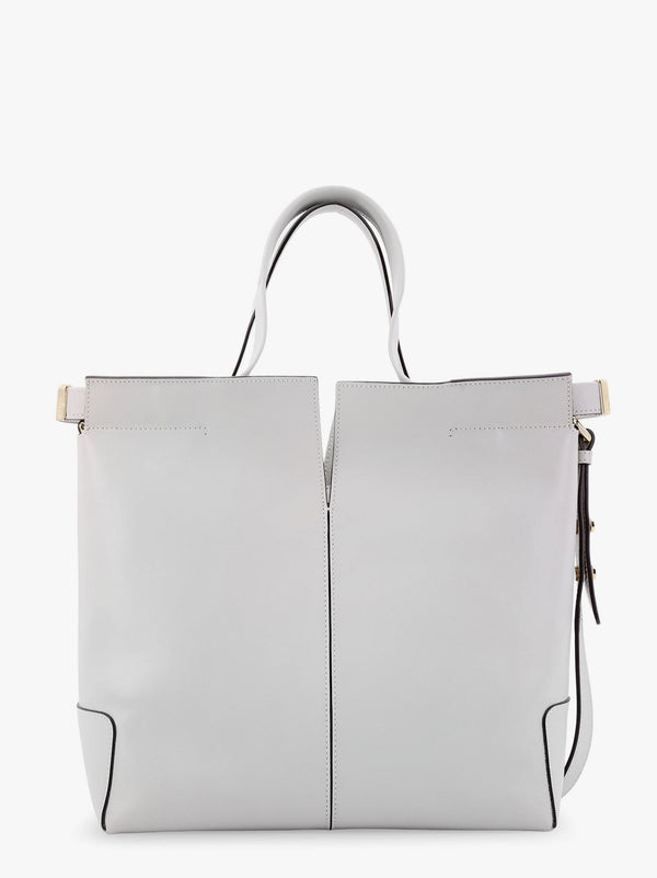 Tod’s Leather Handbag with Frontal Logo Patch