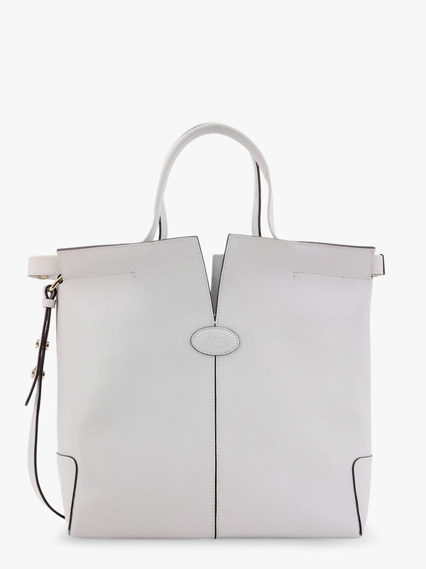 Tod’s Leather Handbag with Frontal Logo Patch