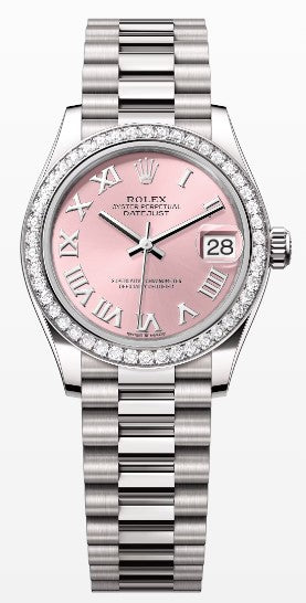 Rolex Oyster Perpetual Datejust 31 White Gold, Diamonds, 18 KT | 278289rbr-0016