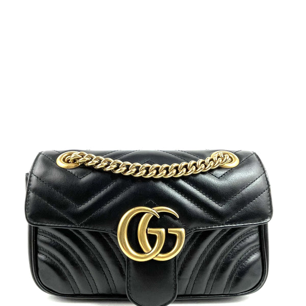 Gucci GG Marmont Small Matelassé Shoulder Bag