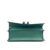 Gucci Dionysus Leather Super Mini Bag Hibiscus Red Leather