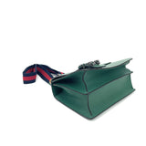 Gucci Dionysus Leather Super Mini Bag Hibiscus Red Leather