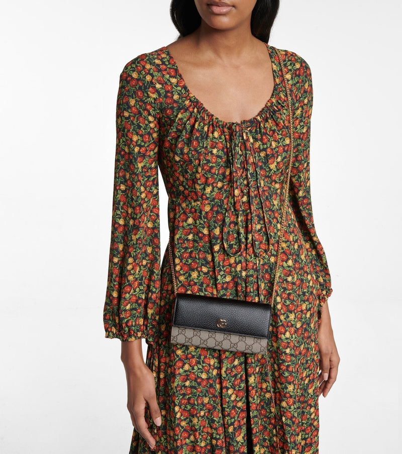 Gucci GG Marmont Leather Clutch