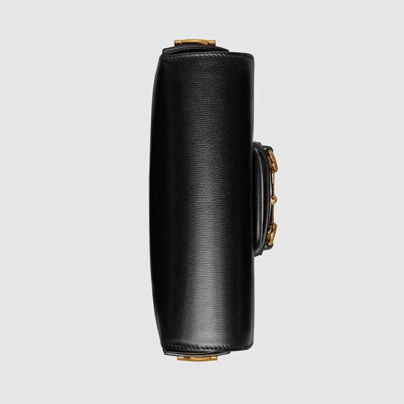 Gucci Horsebit 1955 Mini Bag Black Leather