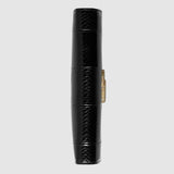 Gucci Broadway Snakeskin Clutch with Double G Black Snakeskin