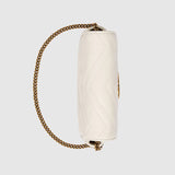 Gucci GG Marmont Matelassé Super Mini Bag White Leather