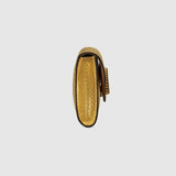 Gucci Broadway Snakeskin Clutch with Double G Gold Snakeskin