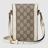 Gucci Horsebit 1955 Mini Bag White Leather