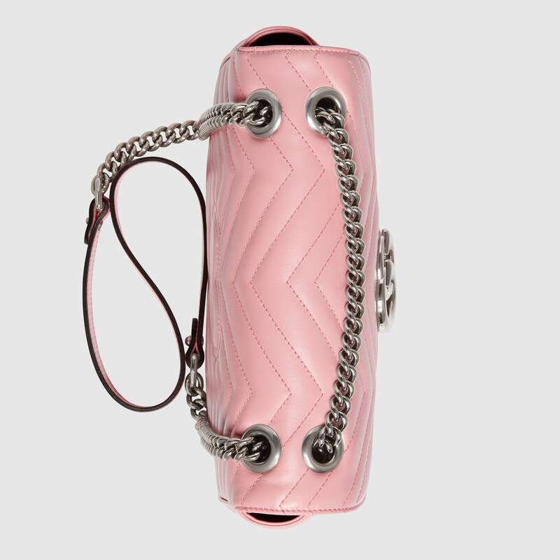 Gucci GG Marmont Small Shoulder Bag Pastel Pink