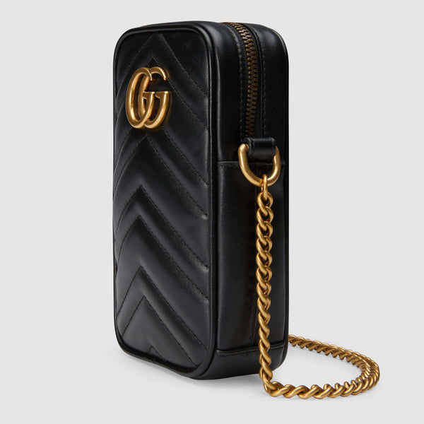 Gucci GG Marmont Mini Bag Black Leather