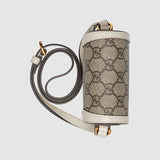 Gucci Horsebit 1955 Mini Bag White Leather
