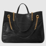 Gucci Horsebit 1955 Large Tote Bag Black Leather