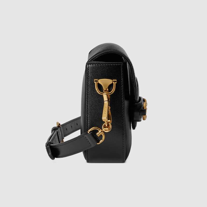 Gucci Horsebit 1955 Mini Bag Black Leather